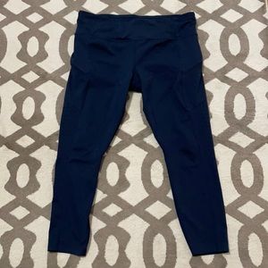 Athleta size XL blue leggings